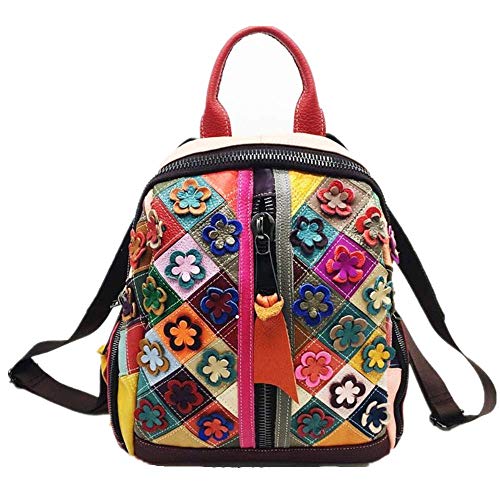 Eysee® Damen Leder Rucksack Schulrucksack Daypacks Outdoor Sports Rucksacktasche (Grau) von Eysee