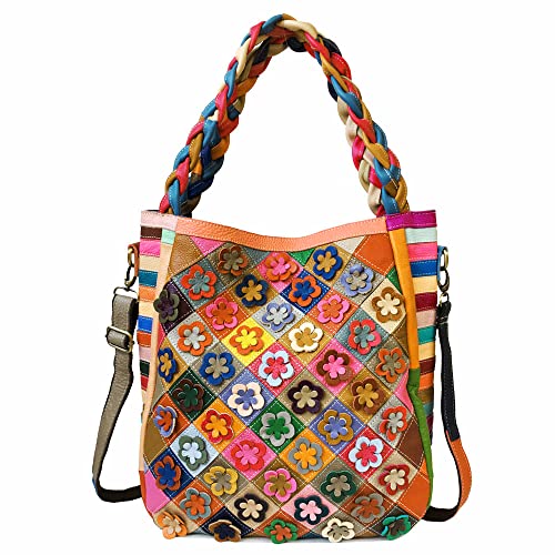 Eysee Handtasche Damen Leder-Umhängetasche Damenhandtasche Henkeltaschen Schultertasche aus echtem Leder bunt 2019 NEU von Eysee