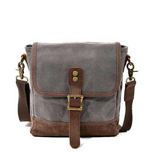 Eysee Schultertasche Herren klein aus Segeltuch, Canvas Umhängetasche Herren vintage von Eysee