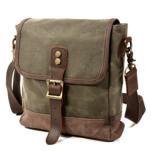 Eysee Schultertasche Herren klein aus Segeltuch, Canvas Umhängetasche Herren vintage von Eysee