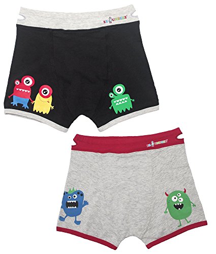 Ez Undeez Boxer Training Unterhose für Jungs, Monsters, 2-3 Jahre von Ez Sox