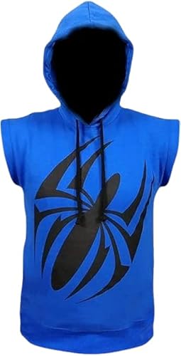 Ezee Smart Deals Blue Scarlet Spider Hoodie I Pullover Ärmellos Fashion Hoodie I Freizeitkleidung Kapuze, Königsblau, Small Ezee Smart Deals Blue Scarlet Spider Hoodie I Pullover Ärmellos Fashion Hoodie I Freizeitkleidung Kapuze, Königsblau, Small von Ezee Smart Deals