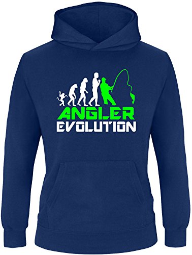 EZYshirt® Angler Evolution Kinder Hoodie von Ezyshirt