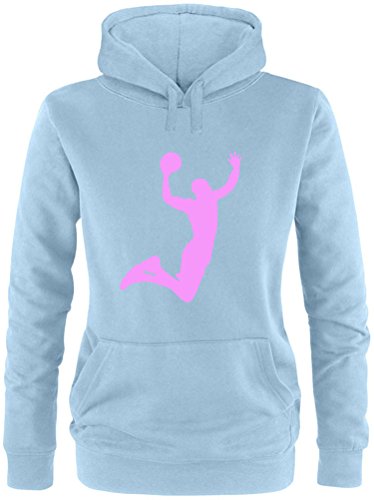 EZYshirt® Basketball | Slam Dunk Damen Hoodie von Ezyshirt