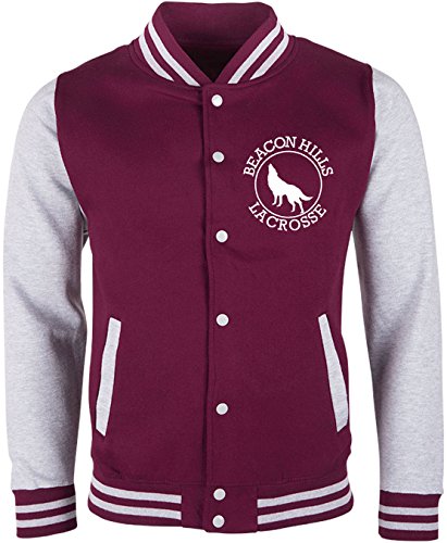 EZYshirt® Beacon Hills Lacrosse Teen Wolf Damen & Herren Team College Jacke von Ezyshirt