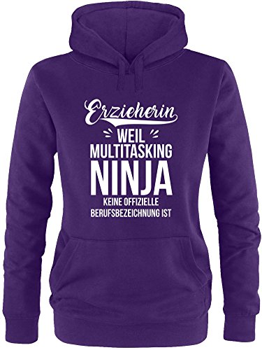 EZYshirt® Erzieherin - Helden des Alltags Damen Hoodie | Damen Kapuzenpullover | Damen Pullover von Ezyshirt