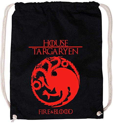 EZYshirt®| Game of thrones | House Targaryen | GOT | Baumwoll Stoffbeutel von Ezyshirt