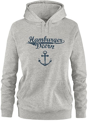 EZYshirt® Hamburger Jung & Deern Vol. 2 Damen Hoodie | Damen Kapuzenpullover | Damen Pullover von Ezyshirt