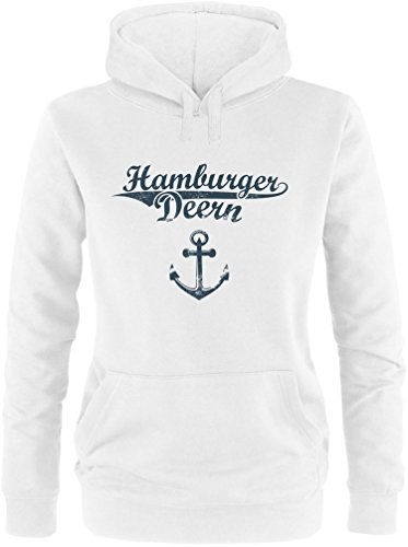 EZYshirt® Hamburger Jung & Deern Vol. 2 Damen Hoodie | Damen Kapuzenpullover | Damen Pullover von Ezyshirt