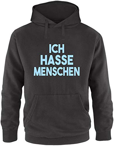 EZYshirt® Ich Hasse Menschen Pullover Herren | Männer Kapuzenpullover | Hoodie von Ezyshirt