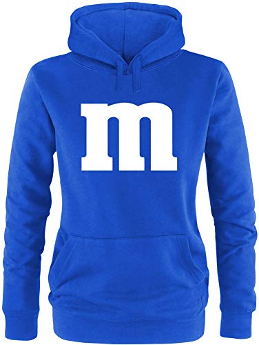 EZYshirt® Karneval & Fasching | Gruppen-Kostüm m Aufdruck Pullover Damen | Frauen Kapuzenpullover | Hoodie von Ezyshirt