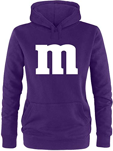 EZYshirt® Karneval & Fasching | Gruppen-Kostüm m Aufdruck Pullover Damen | Frauen Kapuzenpullover | Hoodie von Ezyshirt