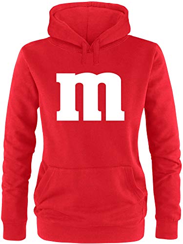 EZYshirt® Karneval & Fasching | Gruppen-Kostüm m Aufdruck Pullover Damen | Frauen Kapuzenpullover | Hoodie von Ezyshirt