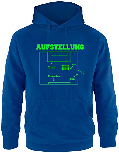 EZYshirt® Kreiliga Aufstellung Herren Hoodie | Herren Kapuzenpullover | Herren Pullover von Ezyshirt