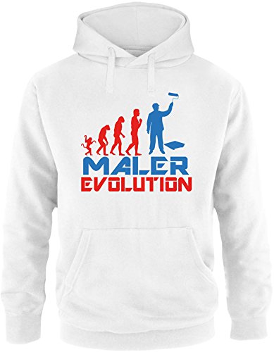 EZYshirt® Maler Evolution Herren Hoodie von Ezyshirt