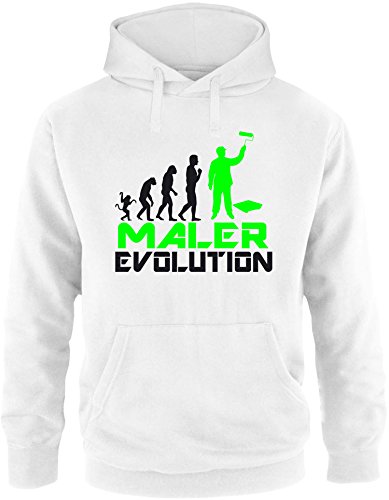 EZYshirt® Maler Evolution Herren Hoodie von Ezyshirt