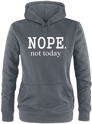 EZYshirt® Nope.not Today Damen Hoodie | Damen Kapuzenpullover | Damen Pullover von Ezyshirt