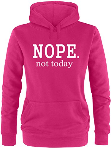 EZYshirt® Nope.not Today Damen Hoodie | Damen Kapuzenpullover | Damen Pullover von Ezyshirt