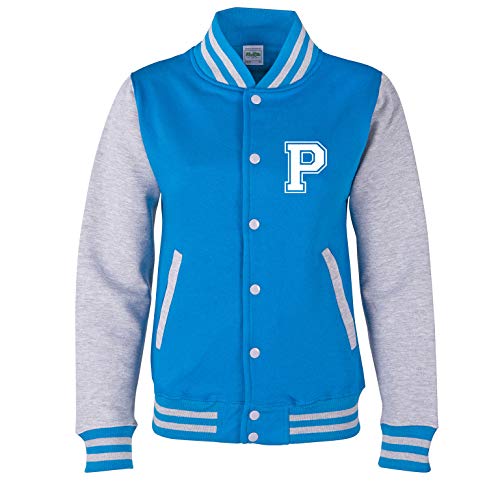 EZYshirt® Personalisierte Kinder College Jacke mit Initiale College Jacke Kinder | Jungen & Mädchen Baseball Jacke von Ezyshirt