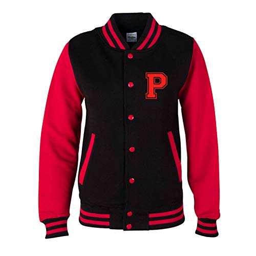 EZYshirt® Personalisierte Kinder College Jacke mit Initiale College Jacke Kinder | Jungen & Mädchen Baseball Jacke von Ezyshirt