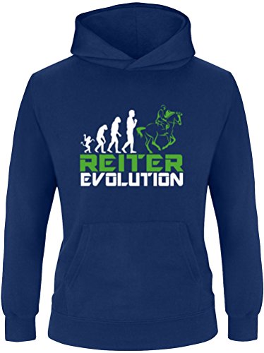 EZYshirt® Reiter Evolution Kinder Hoodie von Ezyshirt