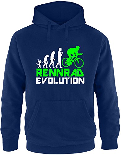 EZYshirt® Rennrad Evolution Herren Hoodie von Ezyshirt