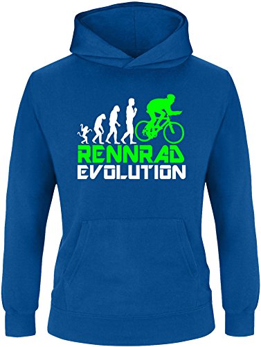 EZYshirt® Rennrad Evolution Kinder Hoodie von Ezyshirt