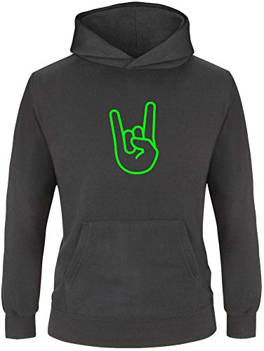 EZYshirt® Rock Hand Kinder Hoodie von Ezyshirt