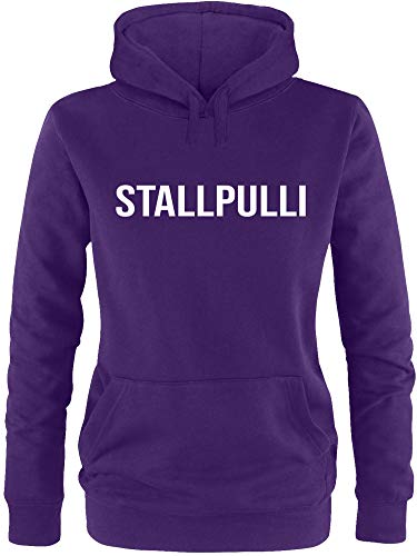 EZYshirt® Stallpulli Pferde Pullover Damen | Frauen Kapuzenpullover | Hoodie von Ezyshirt