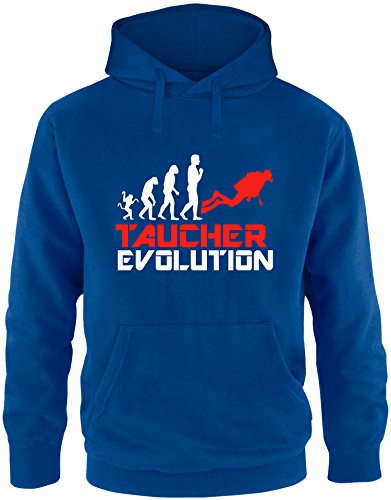 EZYshirt® Taucher Evolution Herren Hoodie von Ezyshirt