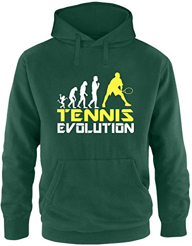 EZYshirt® Tennis Evolution Herren Hoodie von Ezyshirt