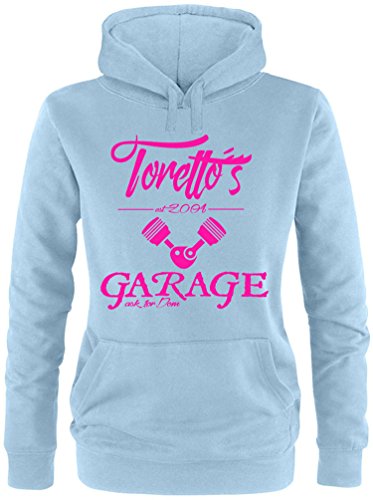 EZYshirt® Toretto´s Garage Damen Hoodie von Ezyshirt