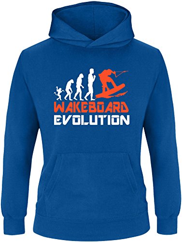 EZYshirt® Wakeboard Evolution Kinder Hoodie von Ezyshirt