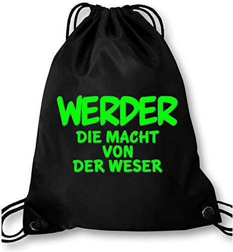 EZYshirt® Werder die Macht von der Weser Turnbeutel von Ezyshirt