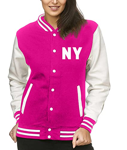 EZYshirt® Wunschinitalen Wunschnummer College Jacke für Damen | Herren College Jacke Damen | Frauen Baseball Jacke von Ezyshirt