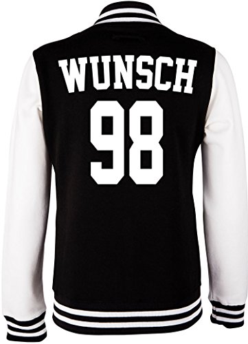 EZYshirt® Wunschname und Nummer | Damen | Herren | Kinder Superstar College Jacke von Ezyshirt