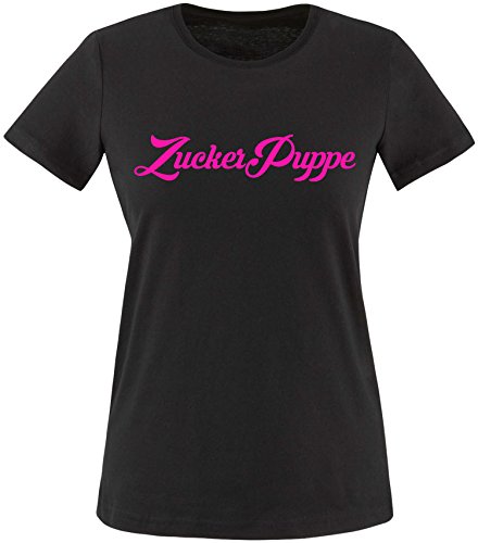 EZYshirt® Zuckerpuppe Damen Rundhals T-Shirt von Ezyshirt