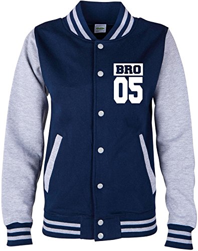 Ezyshirt® Bro & Sis vol. 2 | Familiy & Best Friends | Damen, Herren & Kinder College Jacke von Ezyshirt