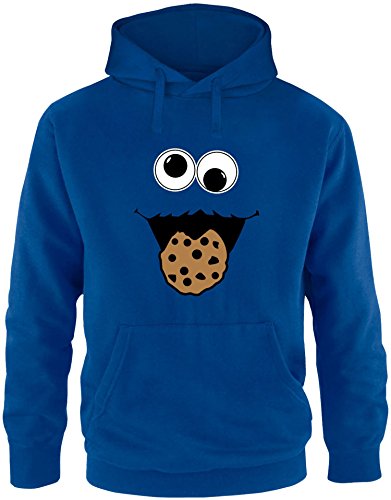 Ezyshirt® Cookie Monster Herren Hoodie | Herren Kapuzenpullover | Herren Pullover von Ezyshirt