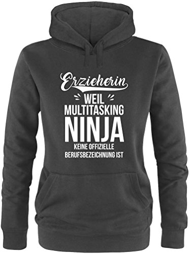 EZYshirt® Erzieherin - Helden des Alltags Damen Hoodie | Damen Kapuzenpullover | Damen Pullover von Ezyshirt