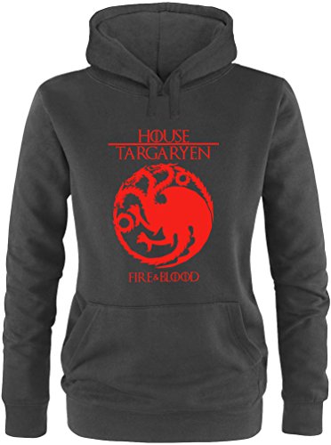 Ezyshirt®| Game of Thrones | House Targaryen | GOT | Damen Hoodie von Ezyshirt