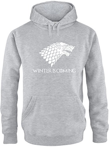 EZYshirt® Game of Thrones | Winter is Coming | Schattenwolf Herren Hoodie von Ezyshirt