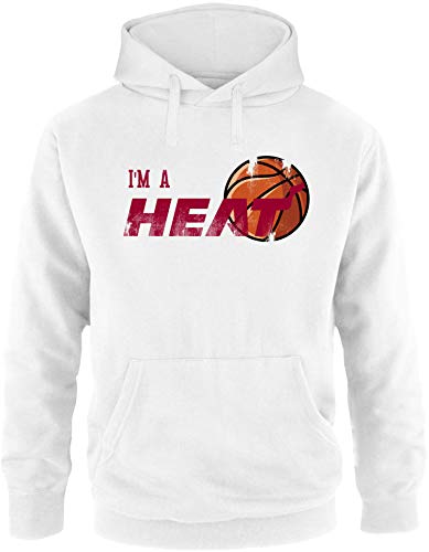 Ezyshirt® I`m a Heat Basketball Pullover Herren | Männer Kapuzenpullover | Hoodie von Ezyshirt