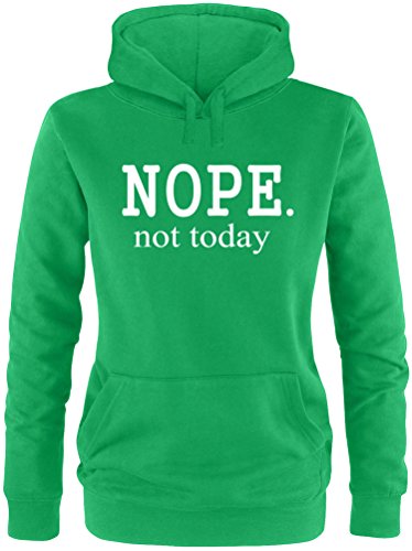 EZYshirt® Nope.not Today Damen Hoodie | Damen Kapuzenpullover | Damen Pullover von Ezyshirt