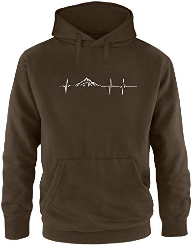 Ezyshirt® Skifahren | Berg Frequenz | Snowboard Freestyle Winter Herren Hoodie von Ezyshirt