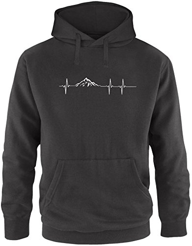 Ezyshirt® Skifahren | Berg Frequenz | Snowboard Freestyle Winter Herren Hoodie von Ezyshirt