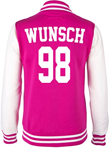 EZYshirt® Wunschname und Nummer | Damen | Herren | Kinder Superstar College Jacke von Ezyshirt