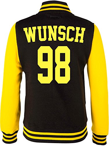 EZYshirt® Wunschname und Nummer | Damen | Herren | Kinder Superstar College Jacke von Ezyshirt