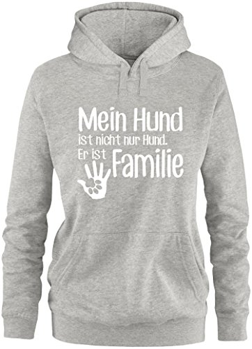 ezyshirt® Mein Hund ist Nicht nur Hund! Er ist Familie Damen Hoodie von Ezyshirt