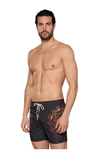 F**K Badeanzug Herren Shorts FK23-2025U Schwarz, Schwarz , L von F**K